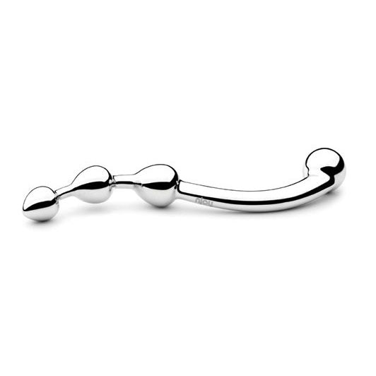 Njoy Fun Wand Stainless Steel Dildo – ergonomic wand massager for full-body stimulation