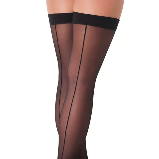 Black Sexy Stockings With Seem – product image for adult pleasure and intimacy