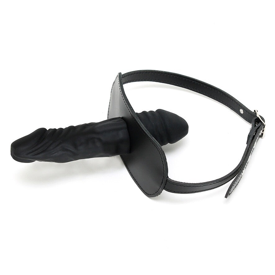 Leather Penis Gag And Dildo – product image for adult pleasure and intimacy