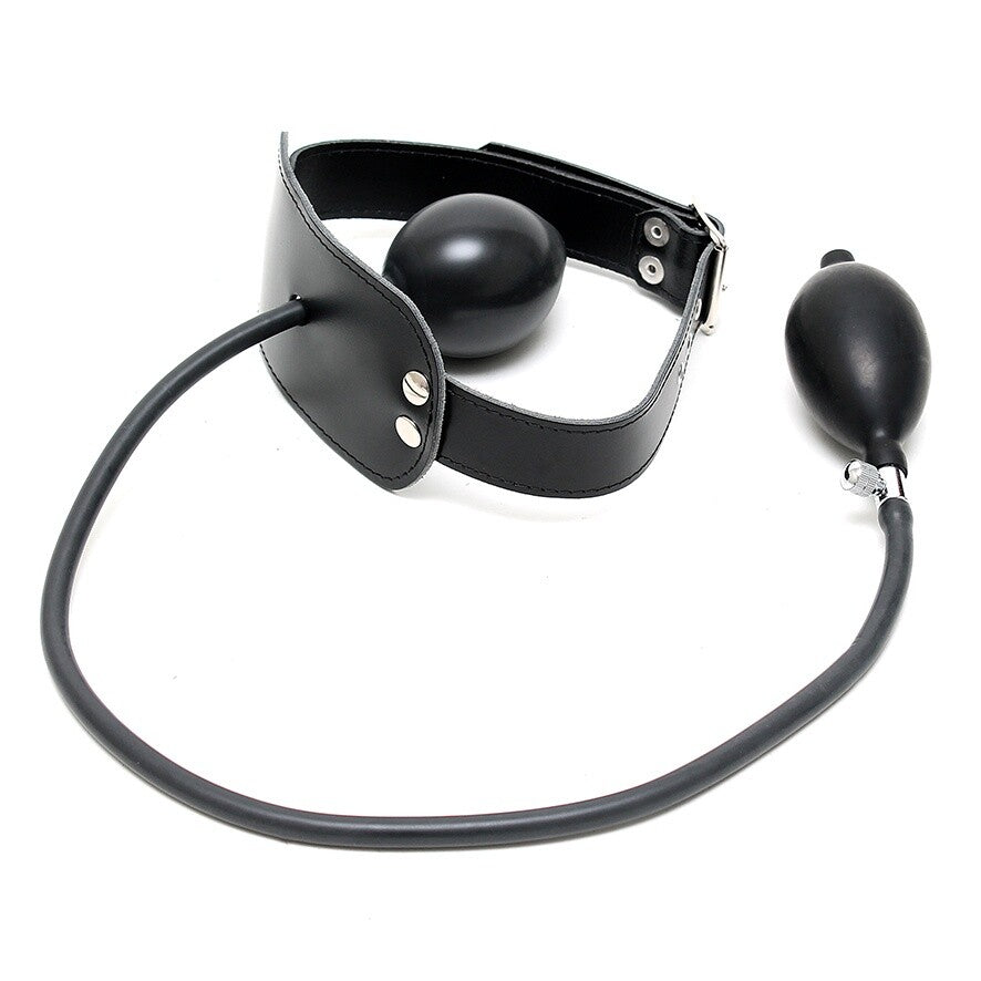 Leather Inflatable Gag – product image for adult pleasure and intimacy