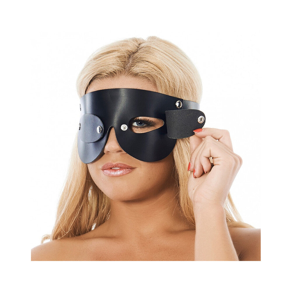 Leather Blindfold With Detachable Blinkers – product image for adult pleasure and intimacy