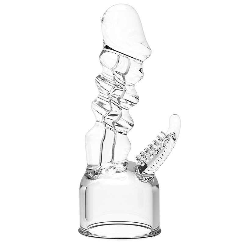Power Head Super Dong Wand Attachment – ergonomic wand massager for full-body stimulation