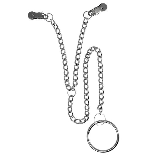 Nipple Clamps With Scrotum Ring – product image for adult pleasure and intimacy