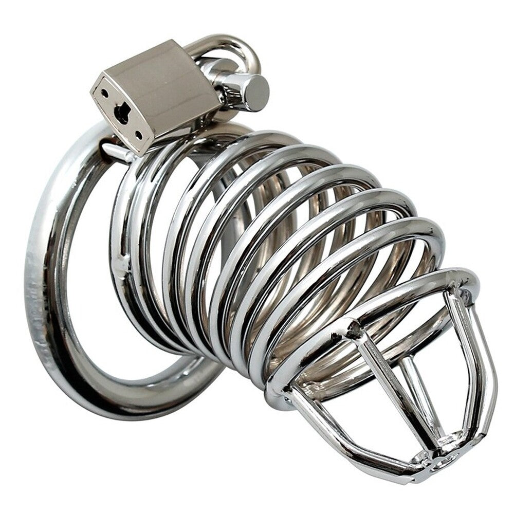 Chrome Chastity Cock Cage – product image for adult pleasure and intimacy