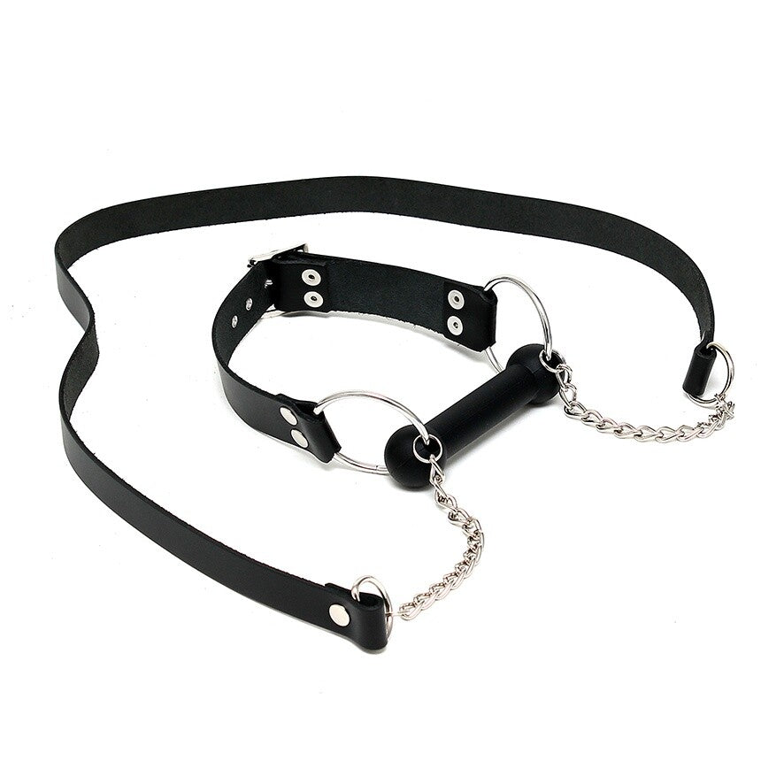 Leather Horse Bit Gag And Reins – product image for adult pleasure and intimacy
