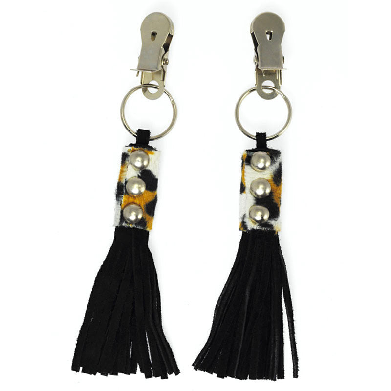 Nipple Clamps With Animal Print – product image for adult pleasure and intimacy