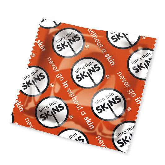 Skins Ultra Thin Condoms x50 (Red) – product image for adult pleasure and intimacy