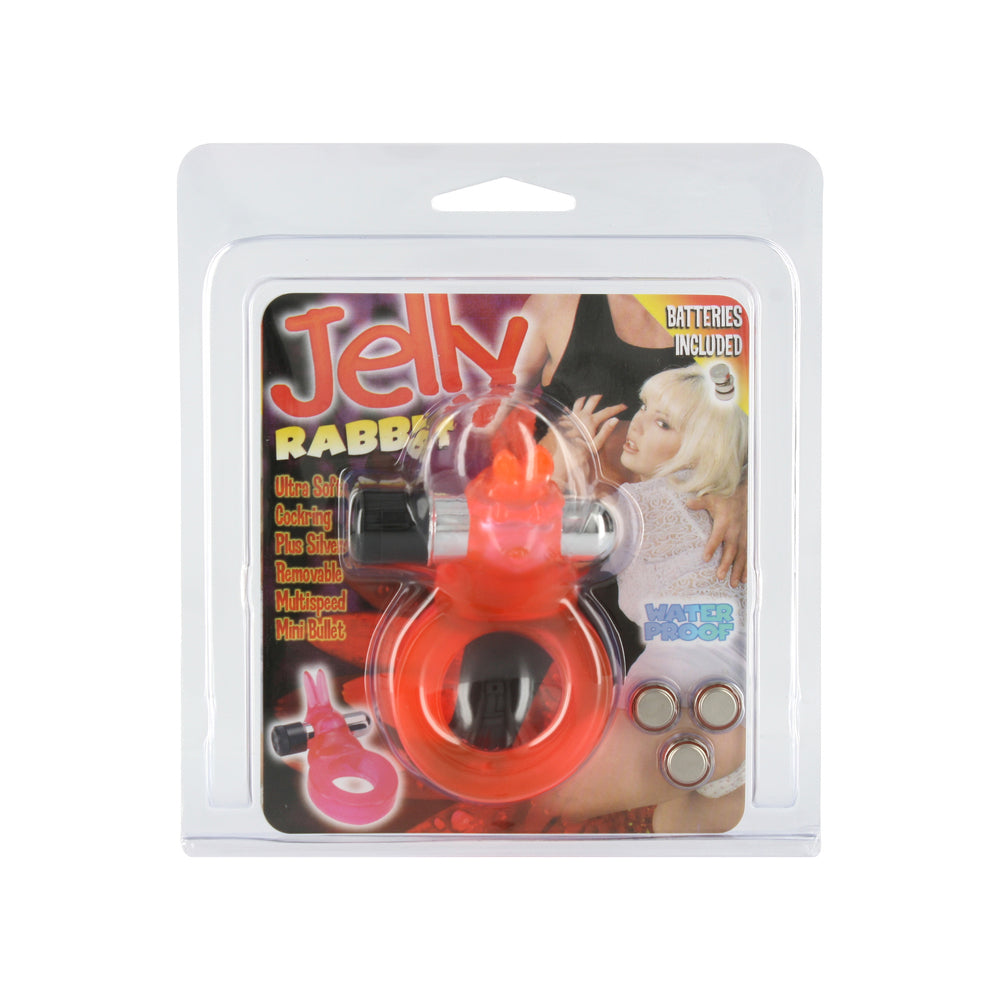 Jelly Rabbit Vibrating Cock Ring – Explore Enhanced Intimacy | Discreet UK Shipping