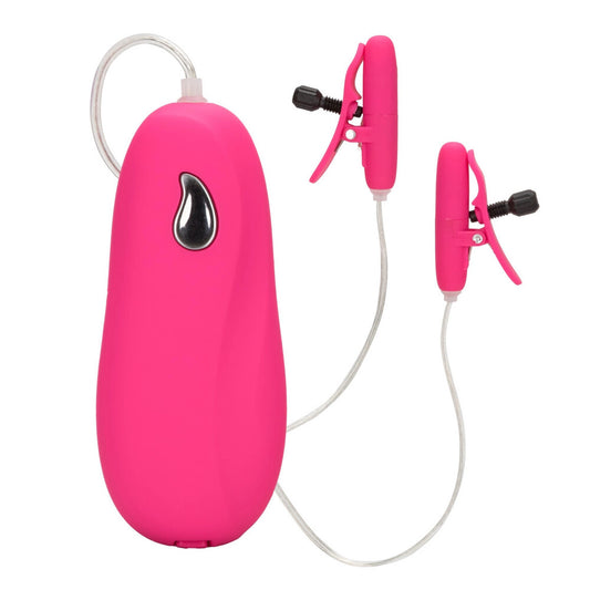 Heated Vibrating Nipple Teasers Pink – product image for adult pleasure and intimacy