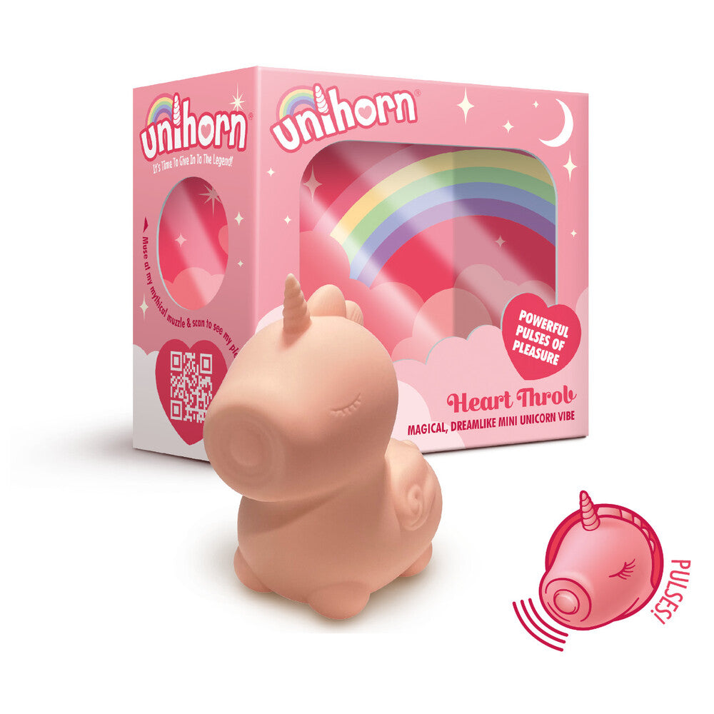 Unihorn Heart Throb Pulsating Unicorn Vibrator