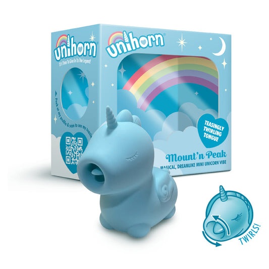 Unihorn Mountn Peak Twirling Tongue Unicorn Vibrator