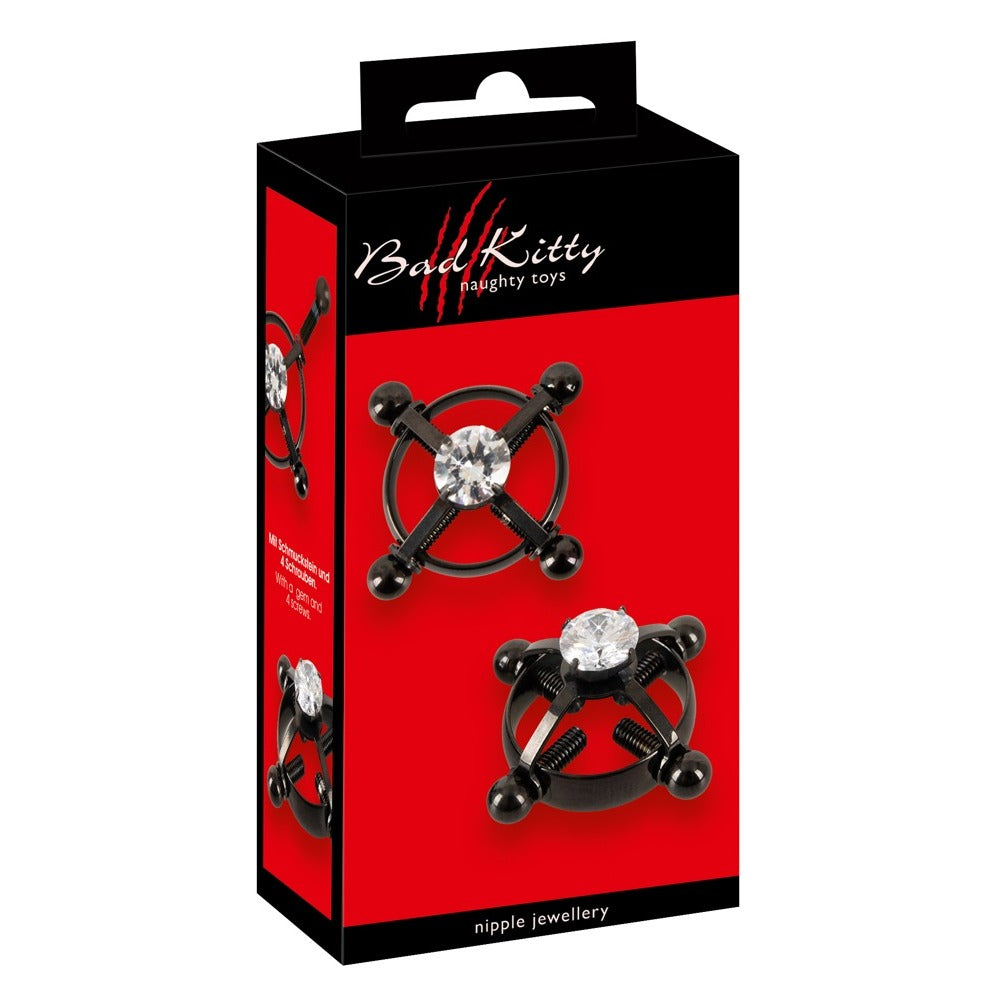 Bad Kitty Shiny Star Nipple Jewelery – Explore Enhanced Intimacy | Discreet UK Shipping