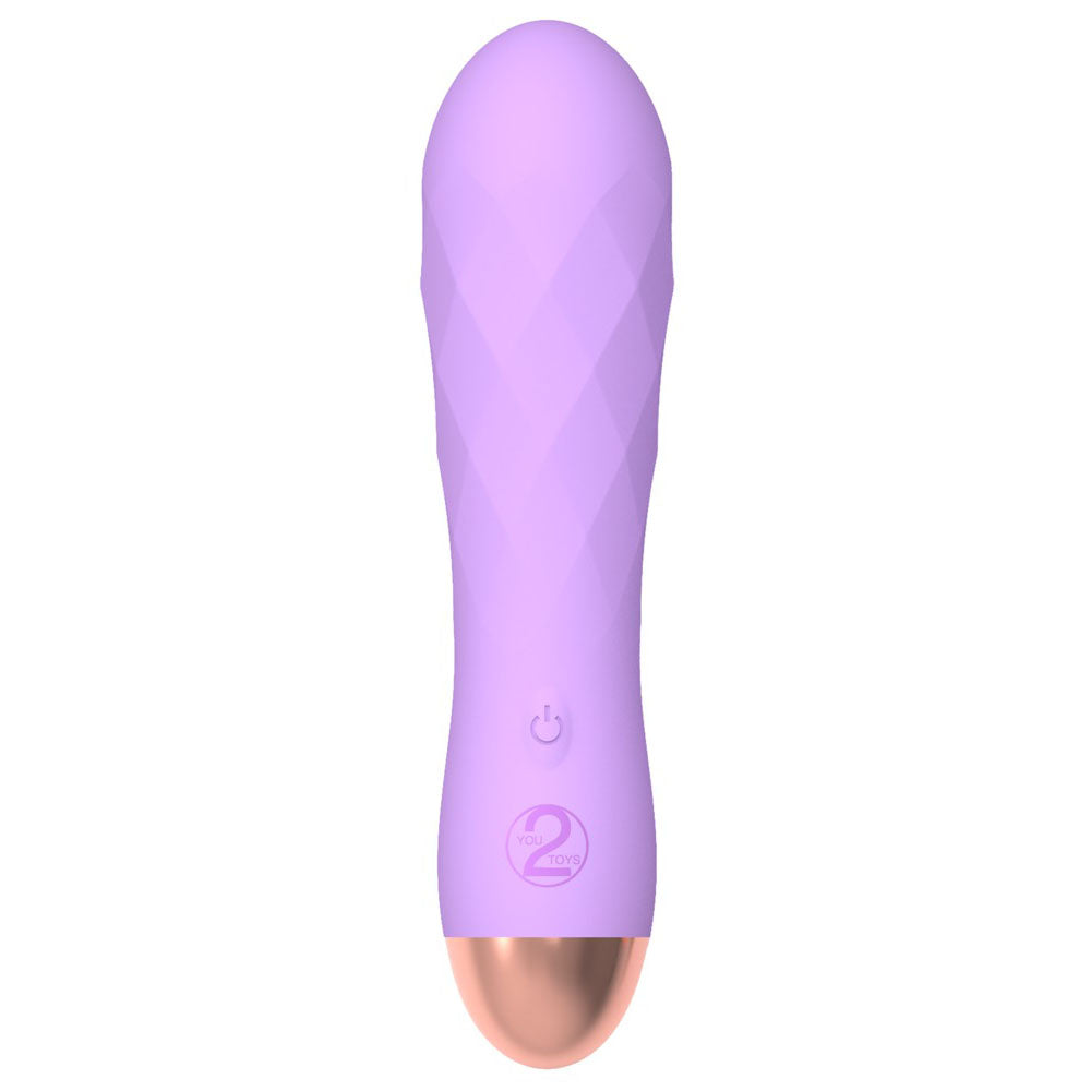 Cuties Silk Touch Rechargeable Mini Vibrator Purple – powerful waterproof vibrator for intense pleasure
