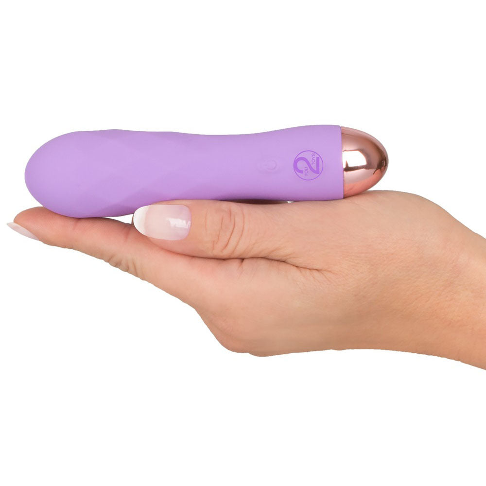 Cuties Silk Touch Rechargeable Mini Vibrator Purple – Powerful Rechargeable Vibrator for Intense Pleasure | UK Exclusive