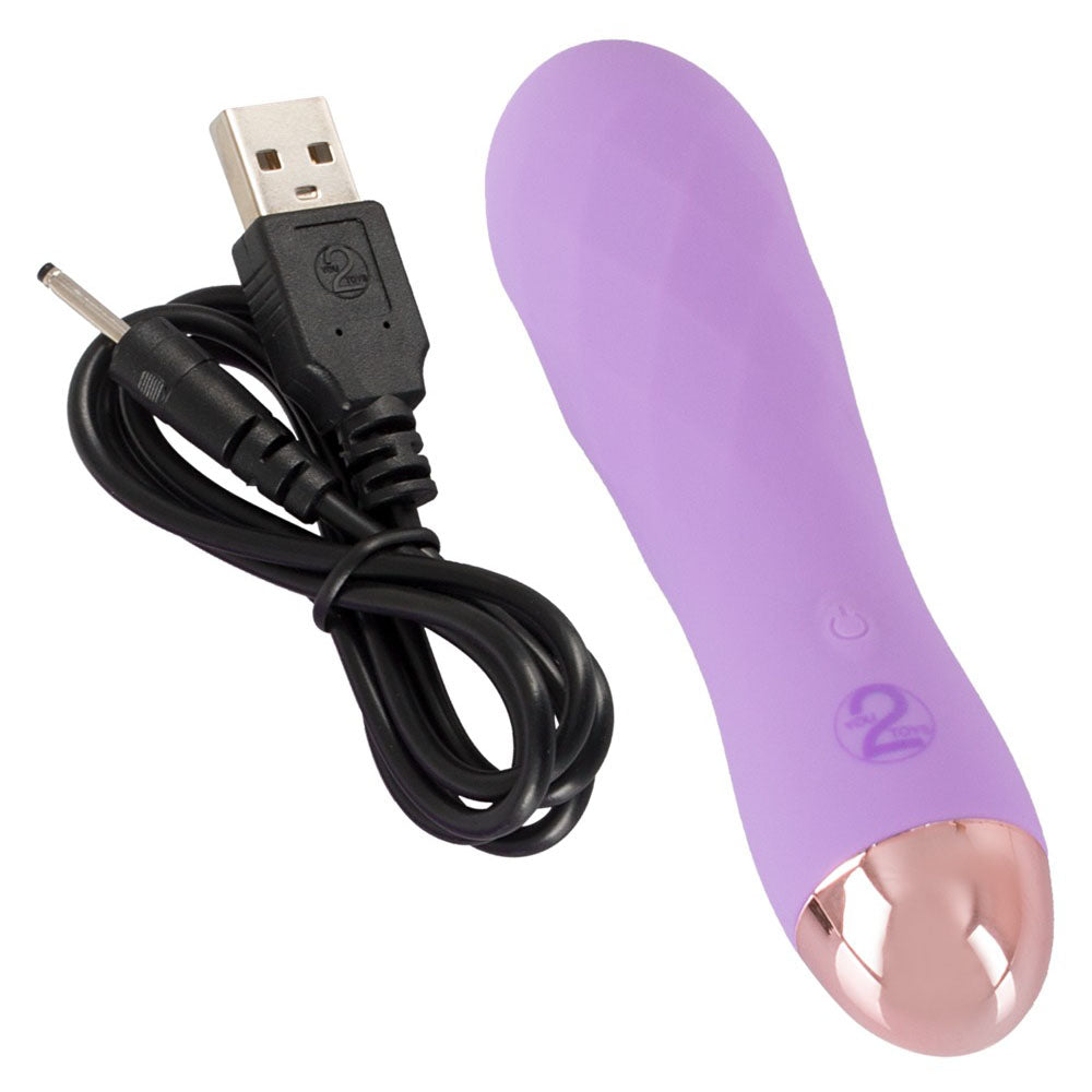 Cuties Silk Touch Rechargeable Mini Vibrator Purple – Powerful Rechargeable Vibrator for Intense Pleasure | UK Exclusive