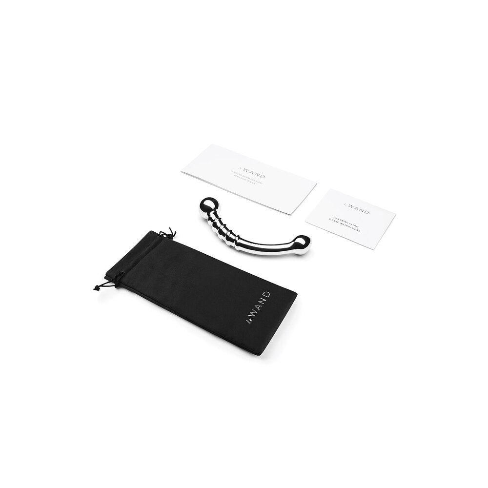 Le Wand Bow Stainless Steel Dildo – App-Controlled Wand Vibrator | Premium Wireless UK Toy