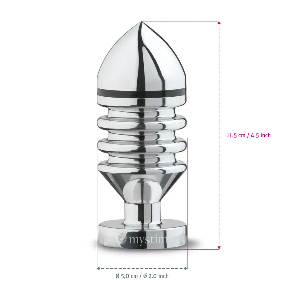 MyStim Hector Helix Large Aluminium Butt Plug