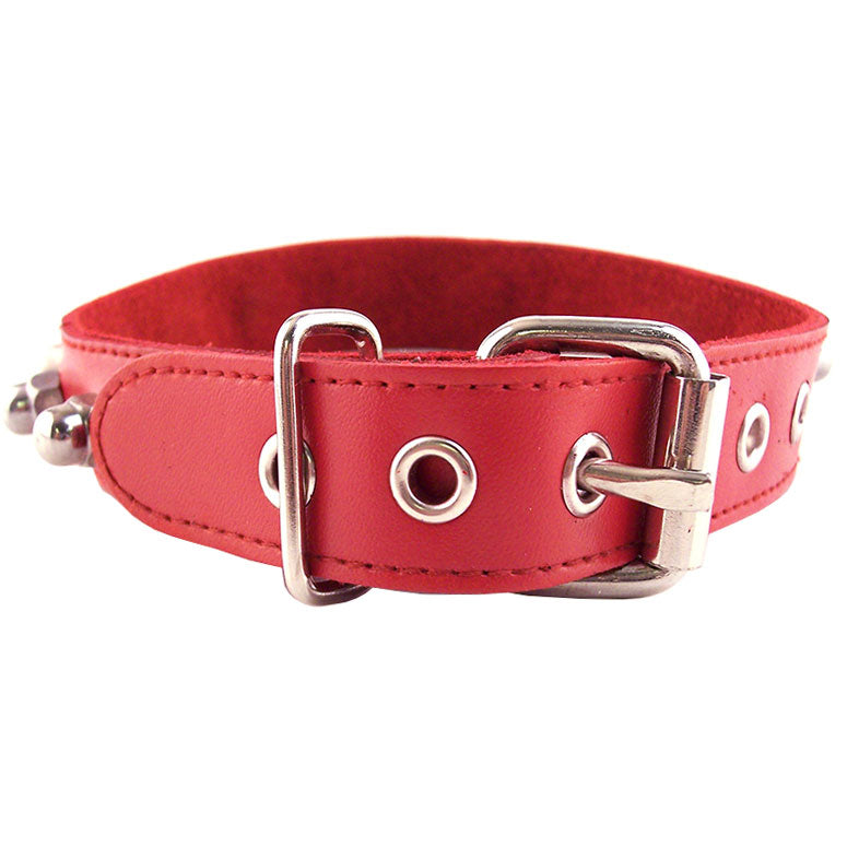 Rouge Garments Red Nut Collar – Explore Enhanced Intimacy | Discreet UK Shipping