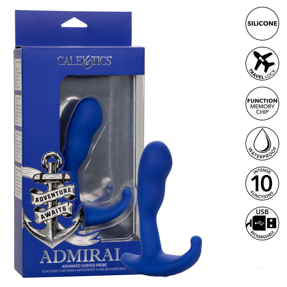 Admiral Advanced Curved Probe – Explore Enhanced Intimacy | Discreet UK Shipping