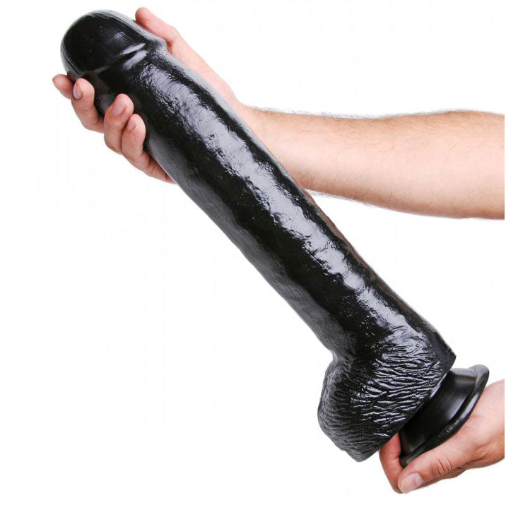 The Black Destroyer Huge Suction Cup Dildo