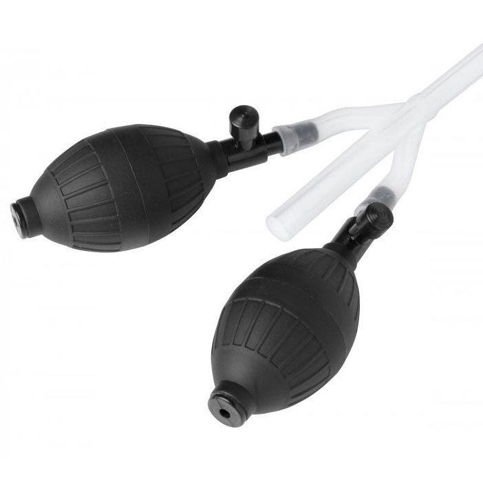 Clean Stream Silicone Inflatable Double Bulb Enema System – Explore Enhanced Intimacy | Discreet UK Shipping
